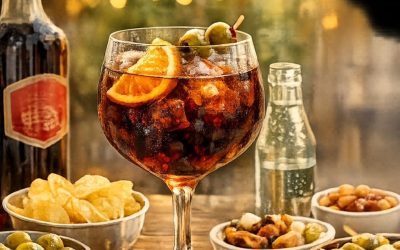 Temps de vermutet a la terrassa del colmado